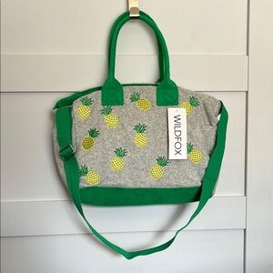Wildfox Green Crossbody Bag with Adjustable Strap